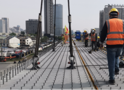 合肥金寨路快速化改造吊裝作業使用卸扣