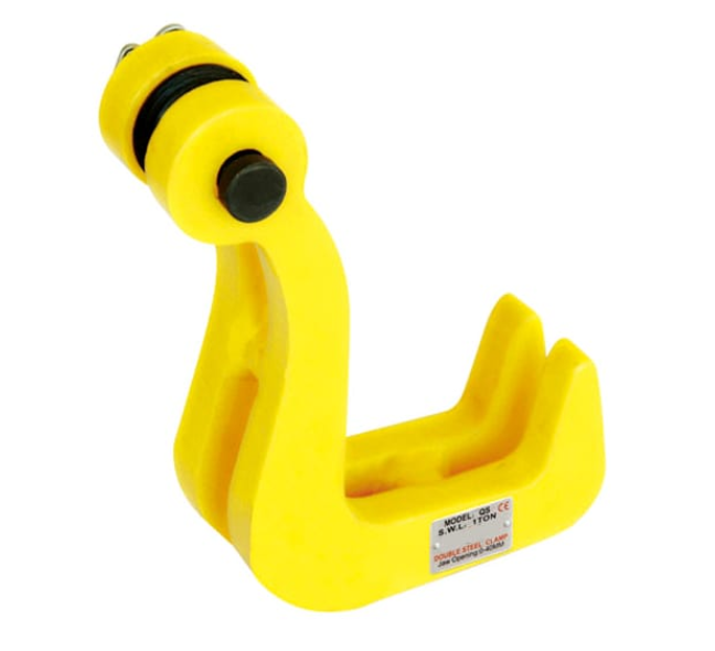 鋼板吊鉗可吊運(yùn)地鐵的鐵軌