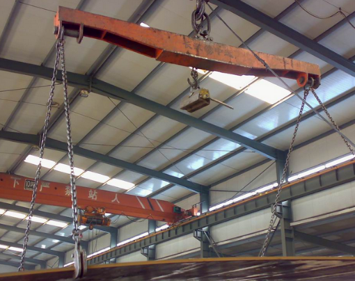 橫吊鋼板鉗的應用